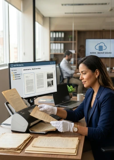 Preservação, Conservação e Digitalização de Documentos