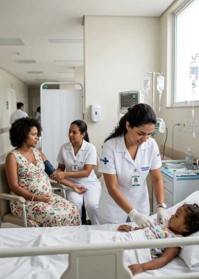 Suporte Básico de Vida em Crianças e Gestantes