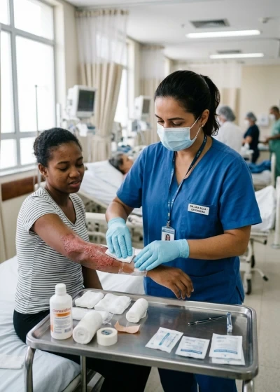 Atendimento em Casos de Queimaduras