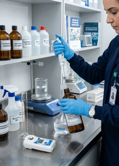 Desinfecção: Produtos e Aplicações