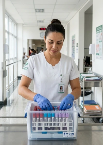 Transporte e Armazenamento de Amostras