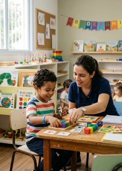 Desenvolvimento Cognitivo e Social de Crianças com Autismo