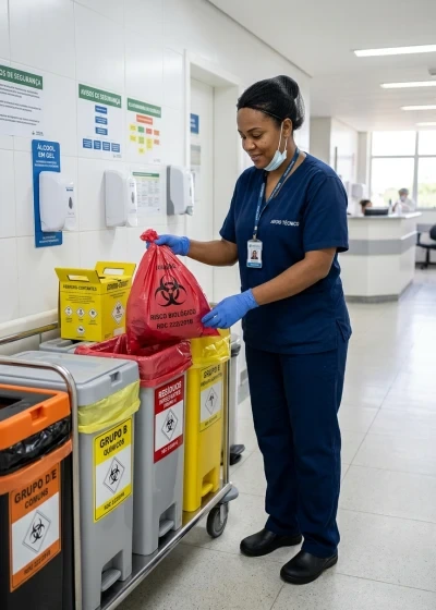 Segregação, Embalagem e Identificação dos Resíduos