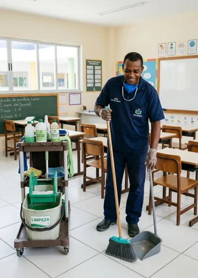 Fundamentos das Boas Práticas de Limpeza em Ambientes Escolares
