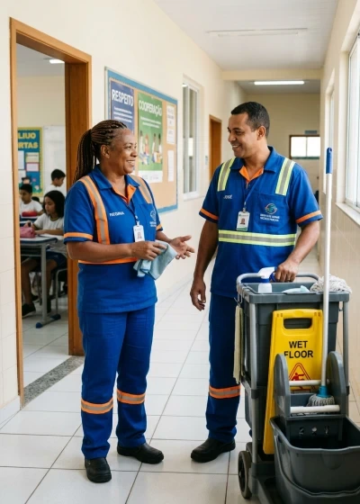 Comunicação e Ética Profissional em Serviços Gerais Escolares