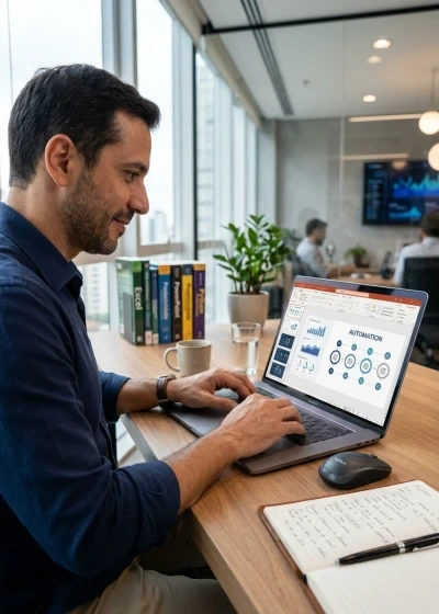 Automação, Produtividade e Recursos Avançados em Apresentações com PowerPoint