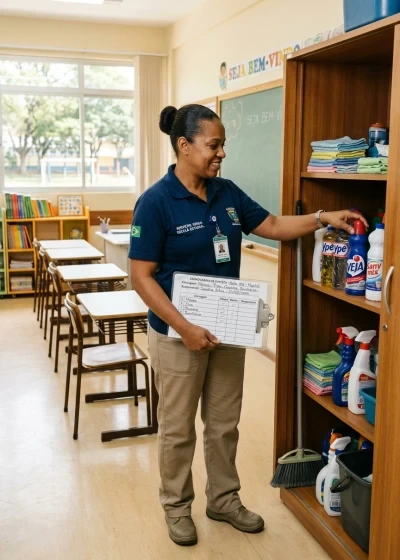 Organização e Planejamento da Limpeza Escolar