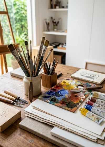 Técnicas e Materiais na Arte Visual