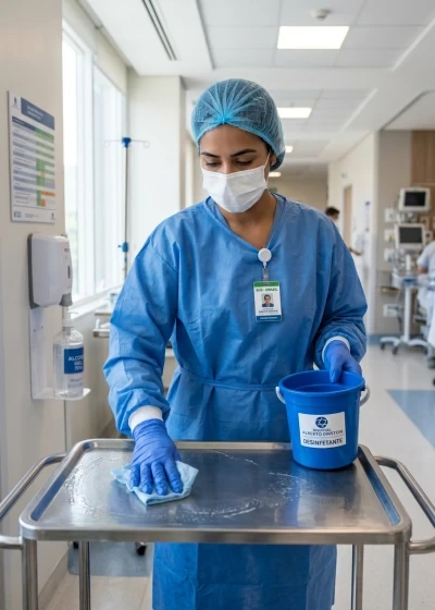 Controle de Infecções e Biossegurança em Higiene Hospitalar
