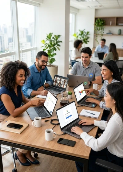 Colaboração Corporativa, Segurança e Integração entre Aplicações com Google Workspace