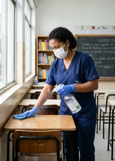 Higienização de Ambientes e Equipamentos