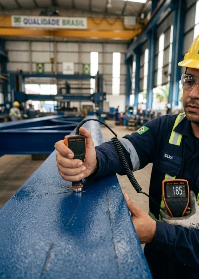 Controle de Qualidade e Inspeção em Pintura Industrial