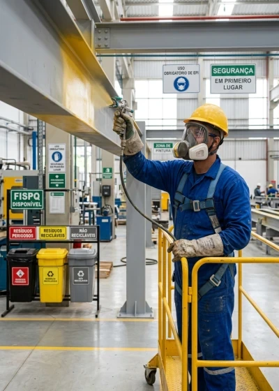 Segurança e Meio Ambiente na Pintura Industrial