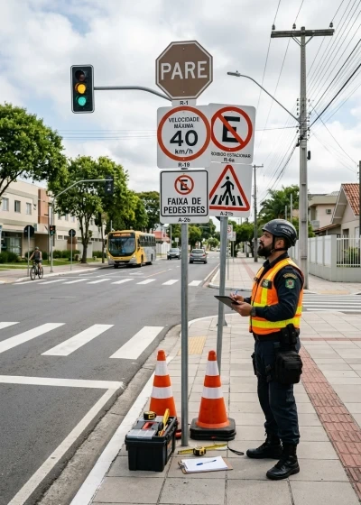 Sinalização e Infraestrutura Viária
